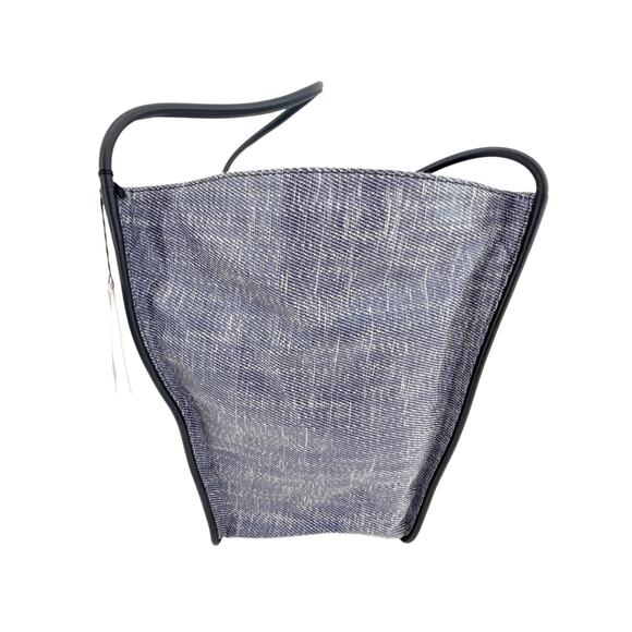 PROENZA SCHOULER XL Mixed Woven Tote Bag Red/Blue - Picture 11 of 13